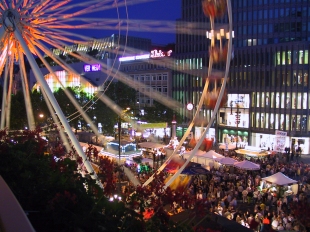 Street festival on Berlin's Kurfürstendamm, better known as the Ku'damm.